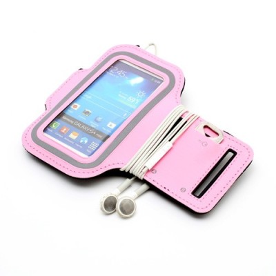 Futrālis sportam (rokas saite) - rozs, universāls (S izmērs) / Vacins.lv