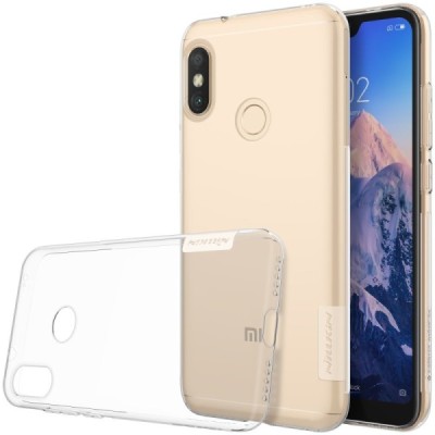 Xiaomi Redmi 6 Pro (Mi A2 Lite) Nillkin Nature plonas skaidrus (permatomas) silikoninis TPU bespalvis dėklas / Priedai.lt