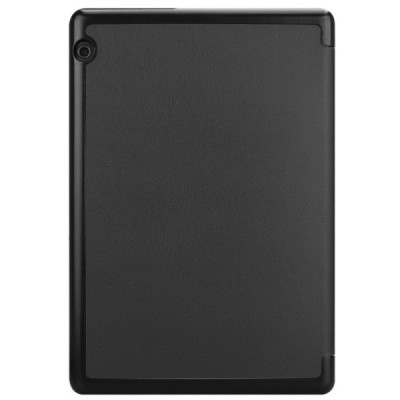 Huawei MediaPad T5 10 atvēramais melns maciņš / Vacins.lv