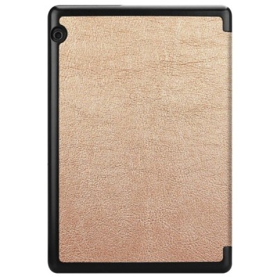 Huawei MediaPad T5 10 atvēramais zelta maciņš / Vacins.lv