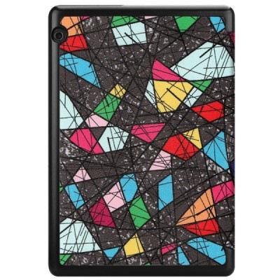 Huawei MediaPad T5 10 atvēramais krāsains maciņš / Vacins.lv