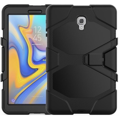 Samsung Galaxy Tab A 10.5 2018 (T590, T595) pastiprinātas aizsardzības melns apvalks  / Vacins.lv