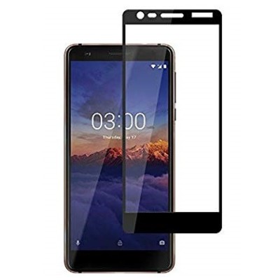 Nokia 3.1 (2018) Imak Tempered Glass melns ekrāna aizsargstikls / Vacins.lv