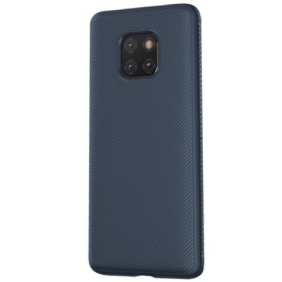 Huawei Mate 20 Pro „Lenuo“ cieta silikona (TPU) zils apvalks / vacins.lv