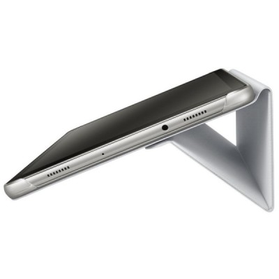Origināls Samsung Galaxy Tab A 10.5 2018 (T590, T595) Book Cover EF-BT590PJEGWW ādas atvēramais pelēks maciņš / Vacins.lv