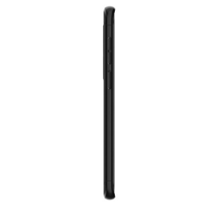 Samsung Galaxy S9 (G960) „Spigen“ Thin Fit 360 melns futrālis + ekrāna aizsargstikls / Vacins.lv
