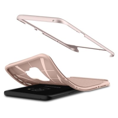 „Spigen“ Neo Hybrid pastiprinātas aizsardzības rozs Samsung Galaxy S9 (G960) apvalks / Vacins.lv
