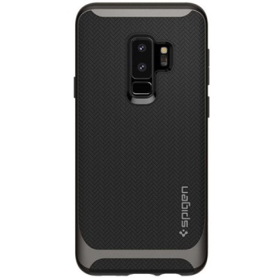 „Spigen“ Neo Hybrid sustiprintos apsaugos Samsung Galaxy S9+ (G965) juodas kieto silikono (TPU) ir plastiko dėklas / Priedai.lt