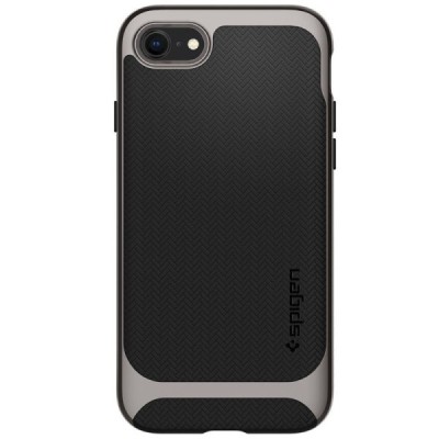 „Spigen“ Neo Hybrid Herringbone pastiprinātas aizsardzības melns Apple iPhone 7 (iPhone 8) apvalks / Vacins.lv