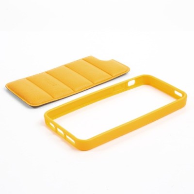 Geltonas „Infisens“ silikoninis Apple iPhone SE (5, 5s) dėklas / Priedai.lt