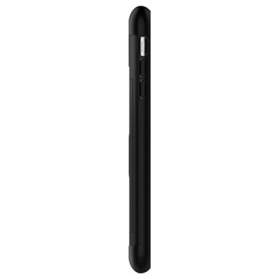 „Spigen“ Slim Armor CS Apple iPhone X (iPhone Xs) juodas kieto silikono dėklas / Priedai.lt