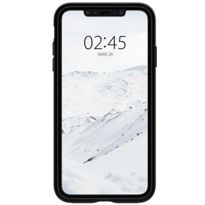 „Spigen“ Slim Armor CS Apple iPhone Xs Max juodas kieto silikono dėklas / Priedai.lt