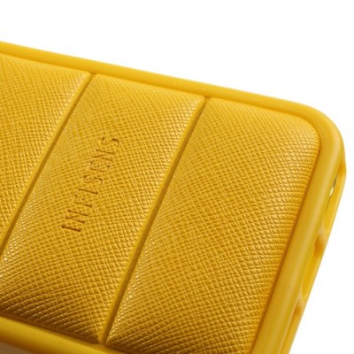 Geltonas „Infisens“ silikoninis Apple iPhone SE (5, 5s) dėklas / Priedai.lt