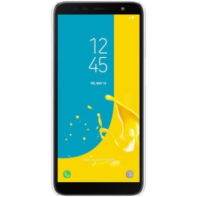 Samsung Galaxy J6+ 2018 (J10) Nillkin Frosted Shield baltas plastikinis dėklas / Priedai.lt
