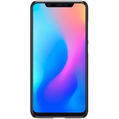 Xiaomi Mi 8 Nillkin Frosted Shield melns plastmasas apvalks / vacins.lv