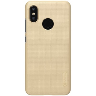 Xiaomi Mi 8 Nillkin Frosted Shield zelta plastmasas apvalks / vacins.lv
