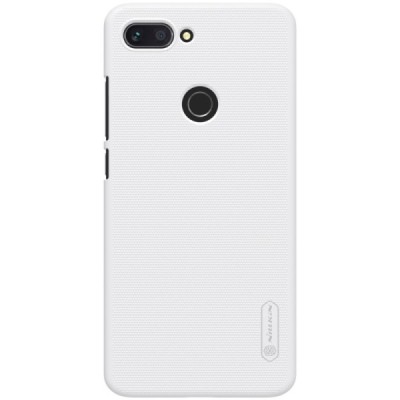 Xiaomi Mi 8 Lite Nillkin Frosted Shield balts plastmasas apvalks / vacins.lv