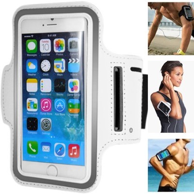 Futrālis sportam (rokas saite) - balts, universāls (L izmērs) / Vacins.lv