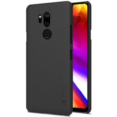 LG G7 ThinQ Nillkin Frosted Shield juodas plastikinis dėklas / Priedai.lt