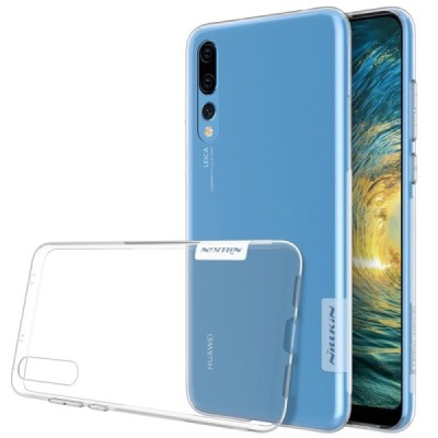 Huawei P20 Pro Nillkin Nature plonas skaidrus (permatomas) silikoninis TPU bespalvis dėklas / Priedai.lt