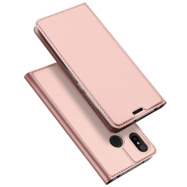 „Dux Ducis“ Skin atvērams maciņš - rozs (Redmi 6 Pro)