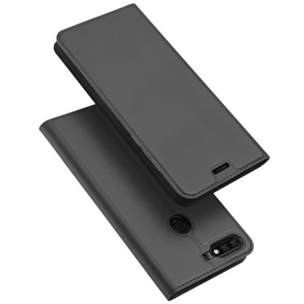 „Dux Ducis“ Skin atverčiamas dėklas - juodas (Honor 7C)