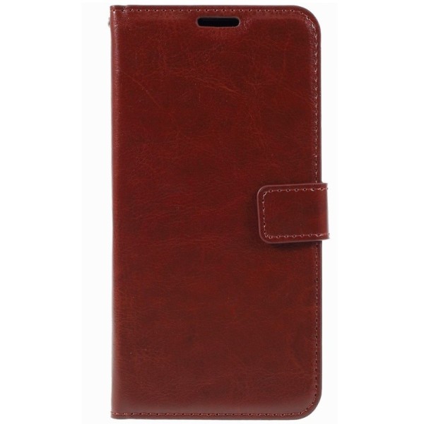 Atvēramais maciņš - brūns (Galaxy J6+ 2018)