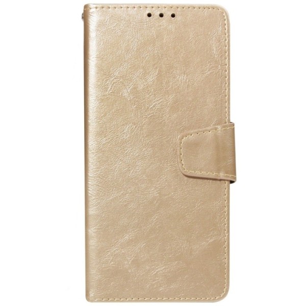 „Diary“ atverčiamas dėklas - auksinis (Galaxy J6+ 2018)