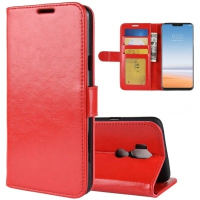 LG G7 ThinQ atvēramais ādas sarkans maciņš (maks) / Vacins.lv