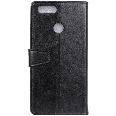 Huawei Honor 7C atvēramais ādas melns maciņš (maks) / Vacins.lv