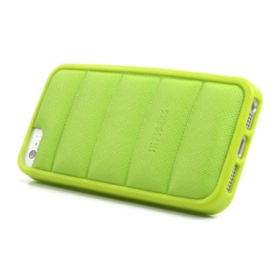 Žalias „Infisens“ silikoninis Apple iPhone SE (5, 5s) dėklas (dėkliukas) / Priedai.lt