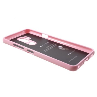 LG G7 ThinQ Mercury gaiši rozs cieta silikona (TPU) apvalks / vacins.lv