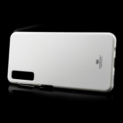 Samsung Galaxy A7 2018 (A750) Mercury balts cieta silikona (TPU) apvalks / vacins.lv