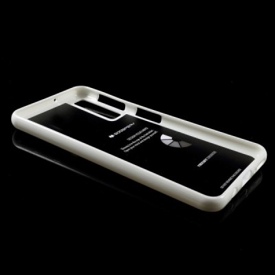 Samsung Galaxy A7 2018 (A750) Mercury balts cieta silikona (TPU) apvalks / vacins.lv