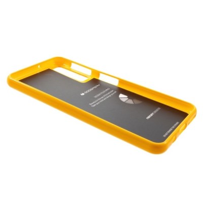 Samsung Galaxy A7 2018 (A750) Mercury dzeltens cieta silikona (TPU) apvalks / vacins.lv