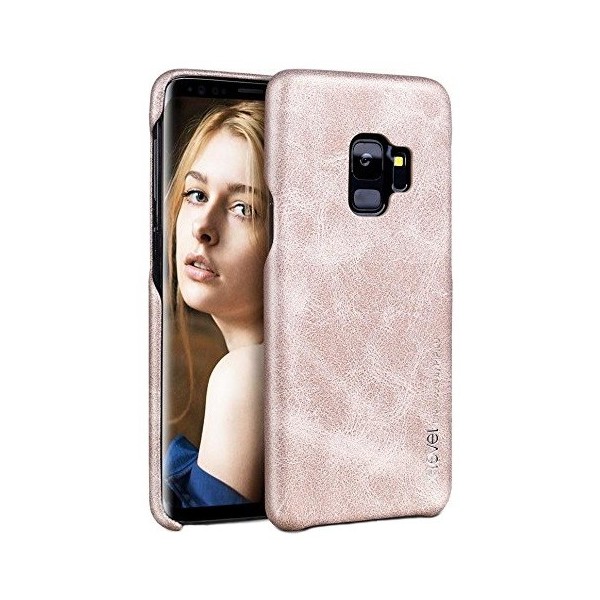 „X-Level“ Vintage dėklas - smėlio spalvos (Galaxy S9)