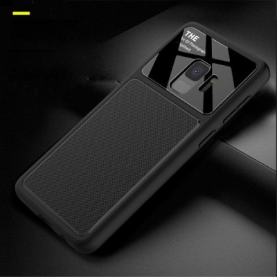 „Lenuo“ Lens Samsung Galaxy S9 (G960) juodas kieto silikono dėklas / Priedai.lt