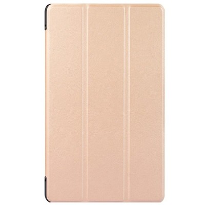 Lenovo Lenovo Tab4 8 Plus (TB-8704F/N) atvēramais zelta maciņš / Vacins.lv