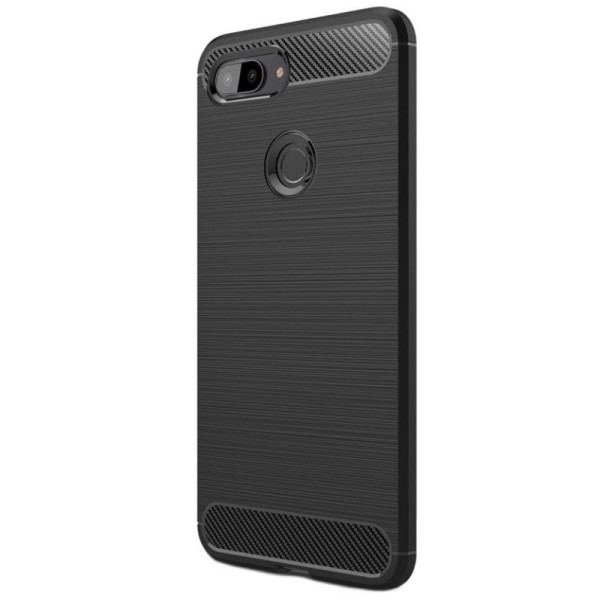„Carbon“ kieto silikono (TPU) dėklas - juodas (Mi 8 Lite)