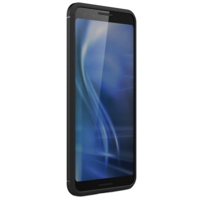 Google Pixel 3 „Carbon“ kieto silikono TPU juodas dėklas - nugarėlė / Priedai.lt