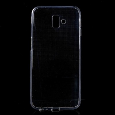 Samsung Galaxy J6+ 2018 (J610) dzidrs (caurspīdīgs) cieta silikona TPU pasaulē planākais apvalks / Vacins.lv