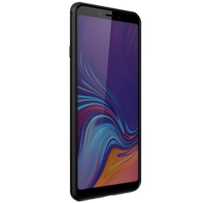 Samsung Galaxy A9 2018 (A9 Star Pro) „Carbon“ kieto silikono TPU juodas dėklas - nugarėlė / Priedai.lt