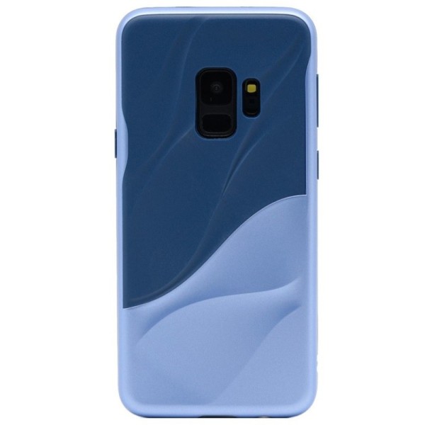 „3D“ Wave Pattern dėklas - mėlynas (Galaxy S9)