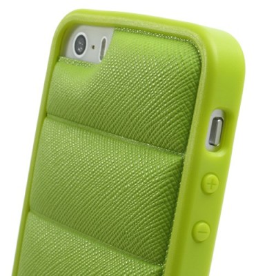 Žalias „Infisens“ silikoninis Apple iPhone SE (5, 5s) dėklas (dėkliukas) / Priedai.lt