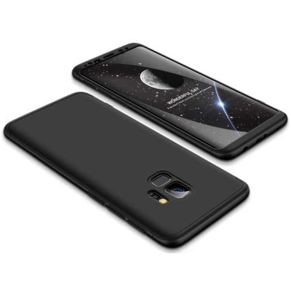 Thin Fit 360“ plastikinis dėklas - juodas (Galaxy S9)