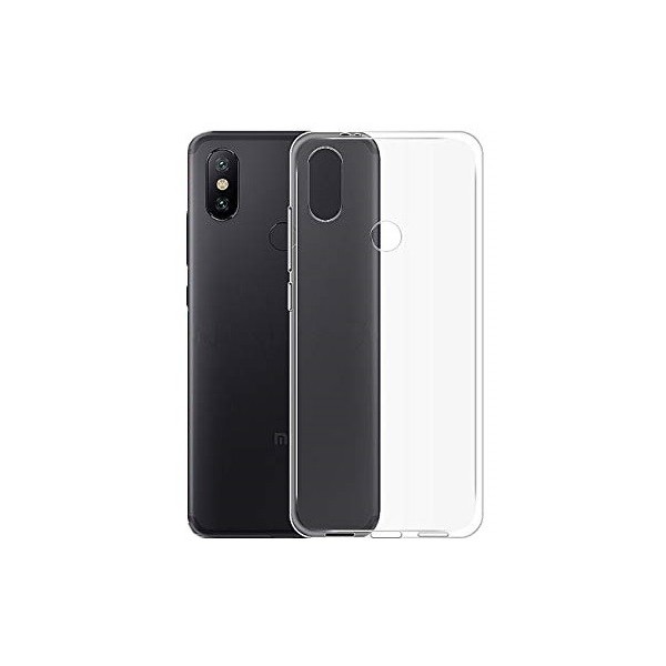 Kieto silikono (TPU) dėklas - skaidrus (Redmi 6 Pro)