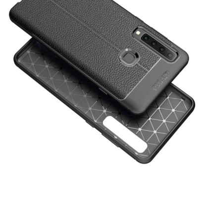 Samsung Galaxy A9 2018 (A9 Star Pro) „FOCUS“ cieta silikona (TPU) melns apvalks / vacins.lv