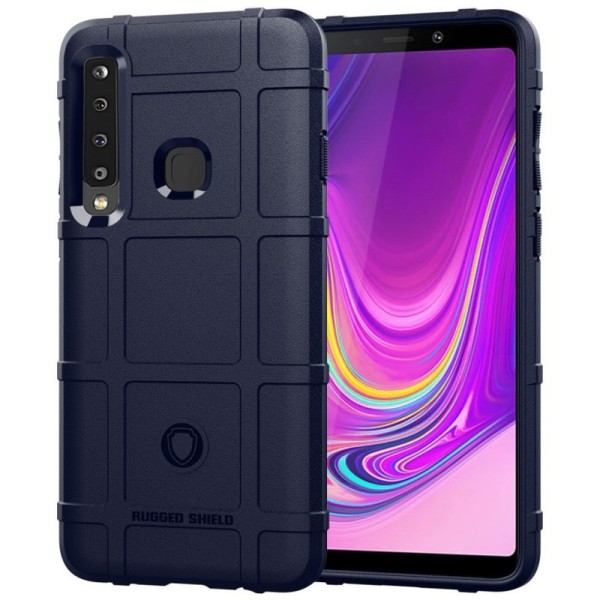 „Square“ Grid cieta silikona (TPU) apvalks - zils (Galaxy A9 2018)