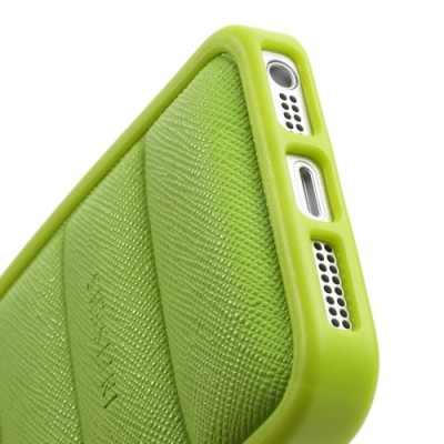 Žalias „Infisens“ silikoninis Apple iPhone SE (5, 5s) dėklas (dėkliukas) / Priedai.lt