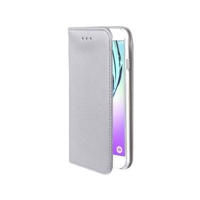 Samsung Galaxy S7 (G930) „Shell“ solīds atvēramais ādas sudrabs maciņš - maks / Vacins.lv